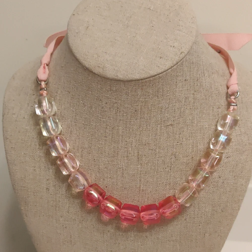 Beautiful Elegant Multi-Color Girls Beaded Bracelet and necklace set